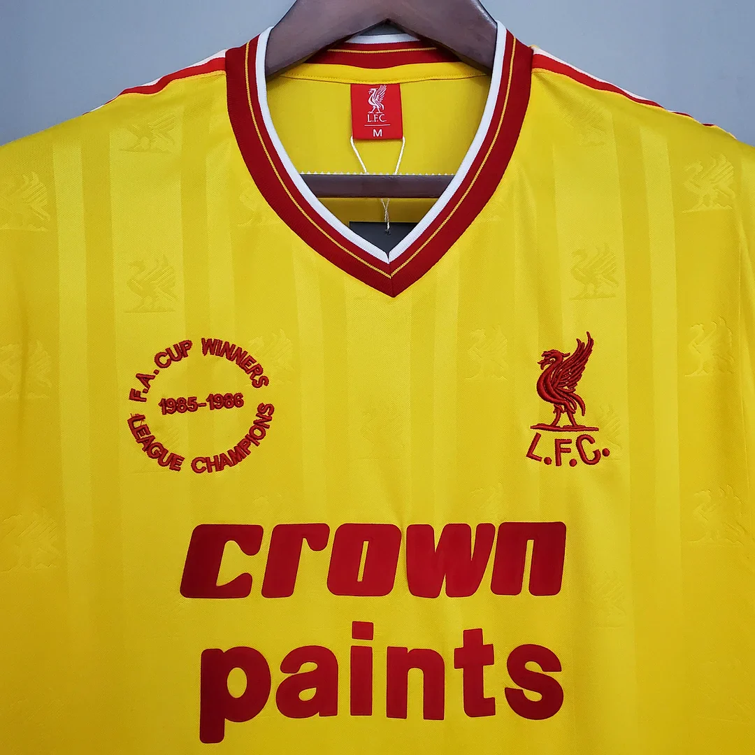 Liverpool Away 1985/1986 FA Cup Winner & League Champs Retro Jersey - Image 3