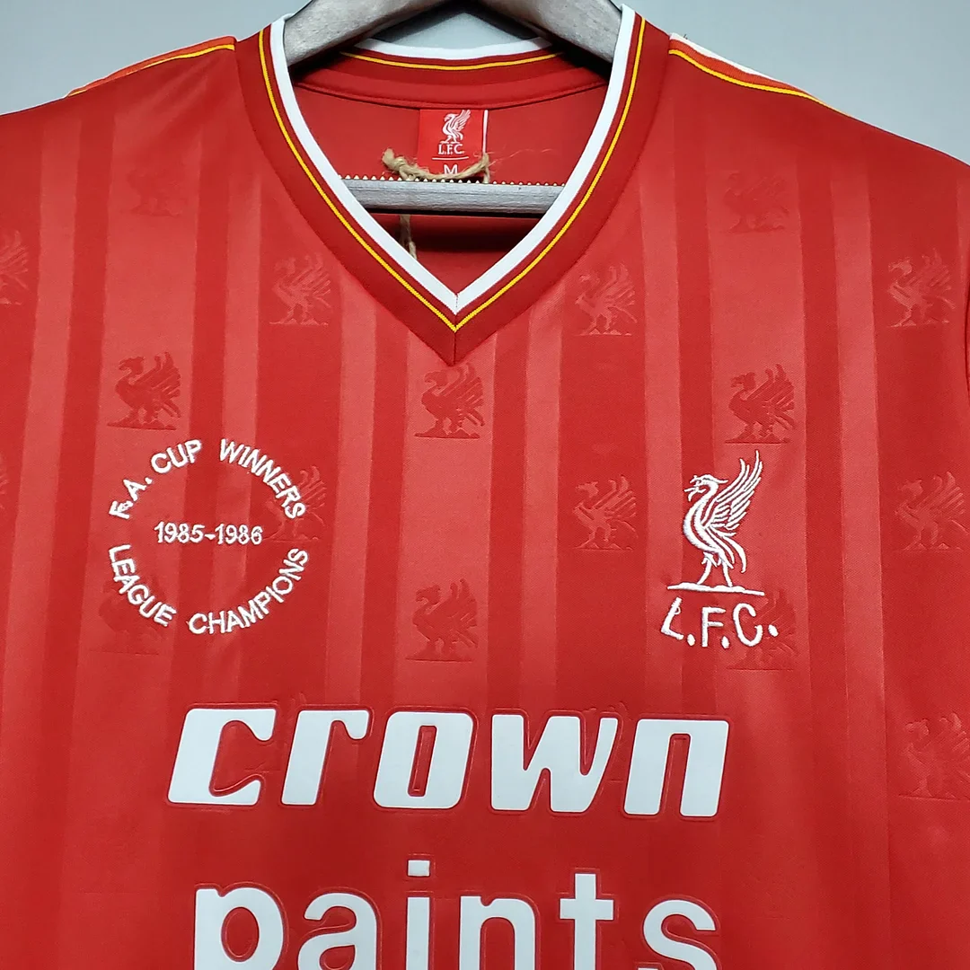 Liverpool Home 1985/1986 FA Cup Winner & League Champs Retro Jersey - Image 5