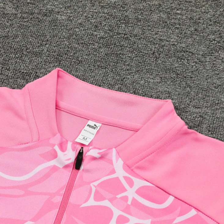 Manchester City Black and Pink Tracksuit - Image 4