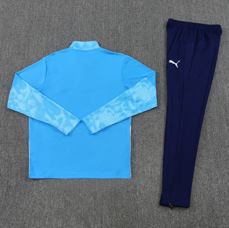 2025/2026 Manchester City Blue Tracksuit - Image 2
