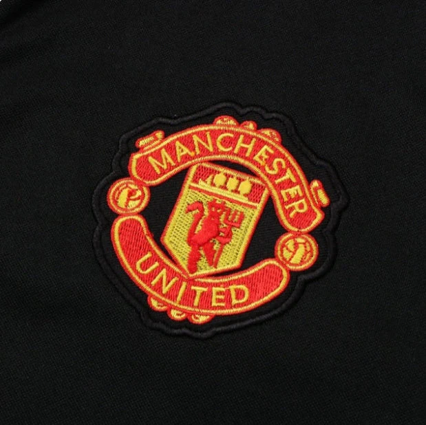 Manchester United Black Tracksuit - Image 2