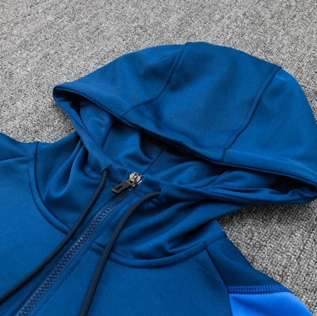 Manchester United Blue Tracksuit - Image 4