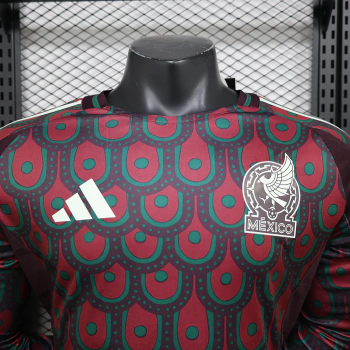 Mexico 2024/2025 Home Kit Long Sleeve - Image 3