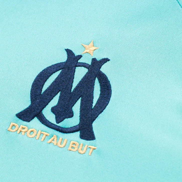 Olympique de Marseille Blue and Mint Tracksuit - Image 3