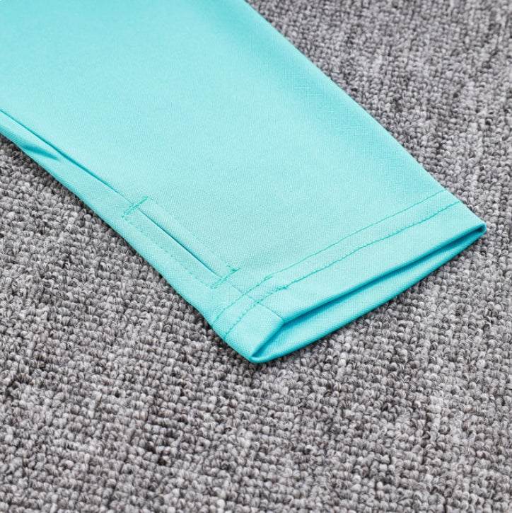 Olympique de Marseille Blue and Mint Tracksuit - Image 5