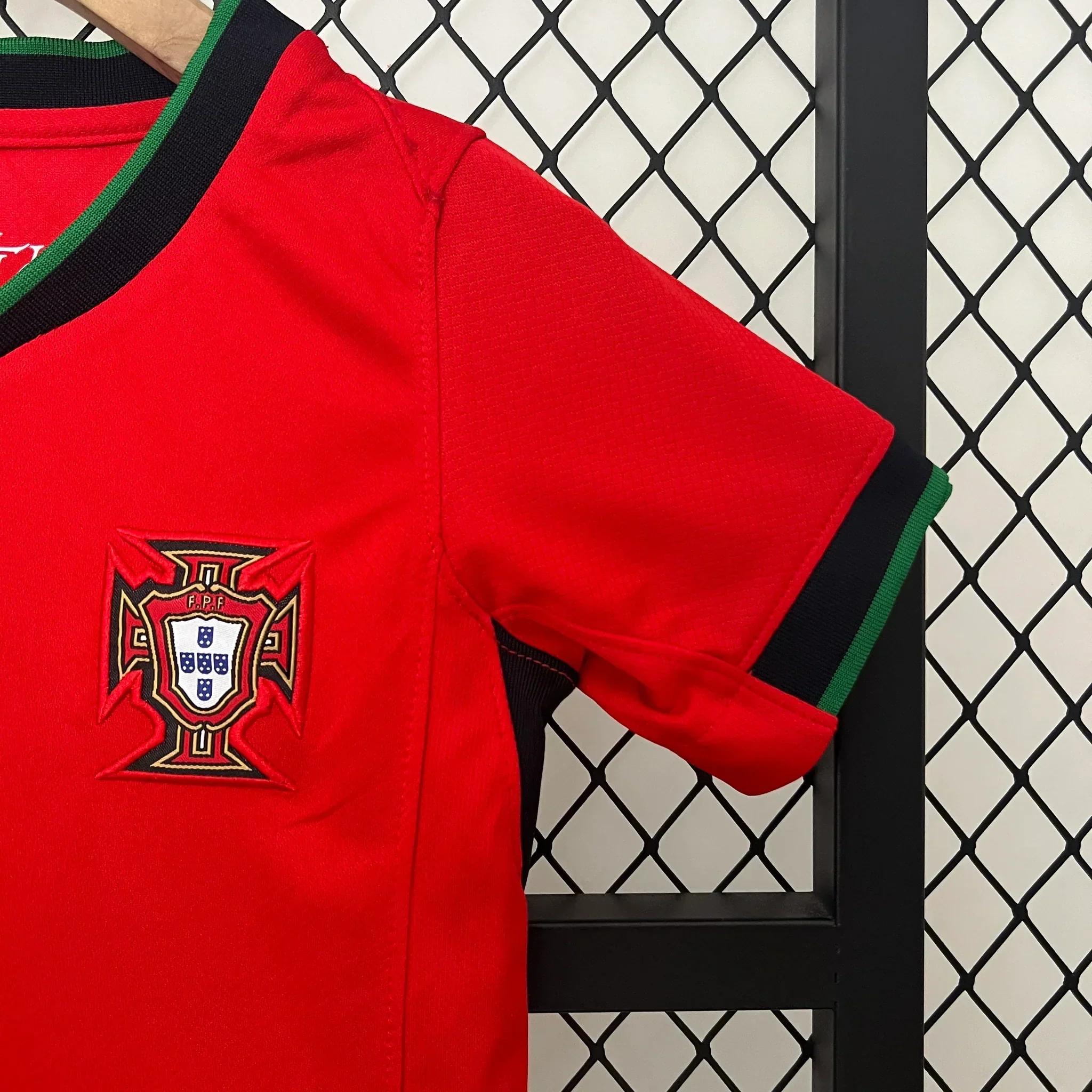 Portugal 2024 Home Jersey Kids Size - Image 4