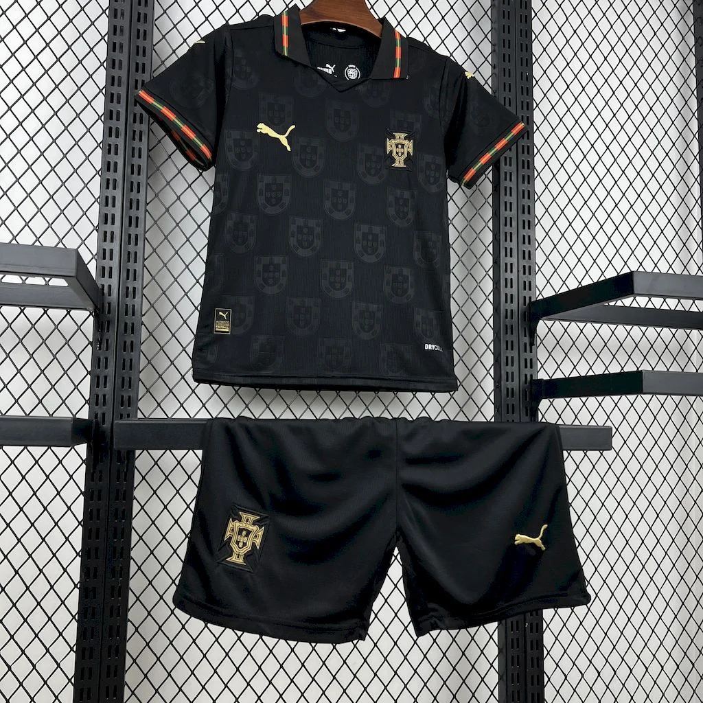 Portugal "Pantera Negra" Limited Jersey Kids Size - Image 3