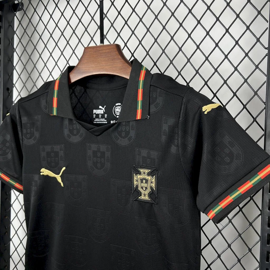 Portugal "Pantera Negra" Limited Jersey Kids Size - Image 5