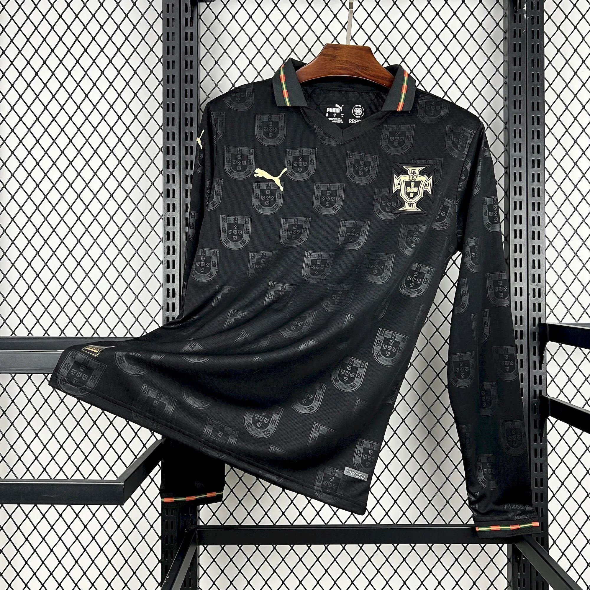 Portugal "Pantera Negra" Long Sleeve Limited Jersey