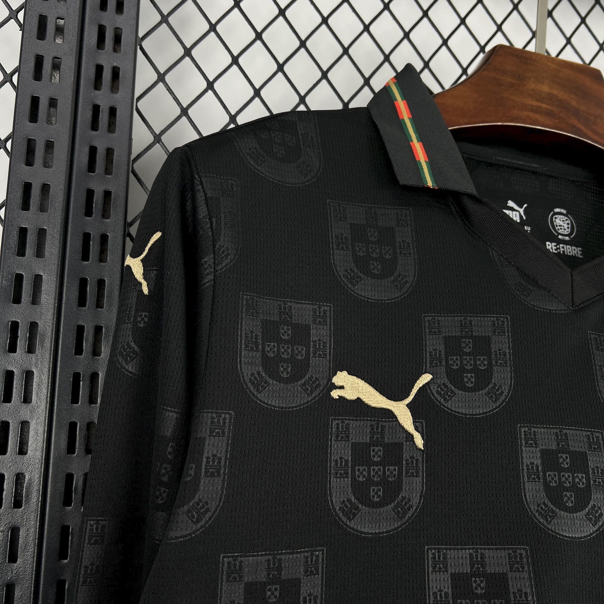 Portugal "Pantera Negra" Long Sleeve Limited Jersey - Image 3