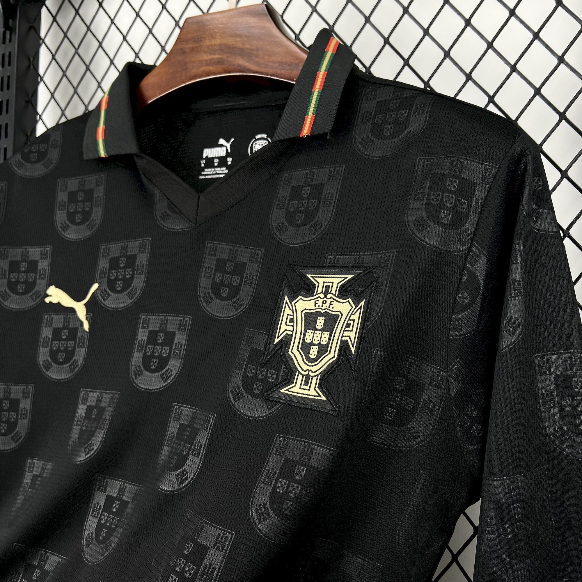 Portugal "Pantera Negra" Long Sleeve Limited Jersey - Image 4