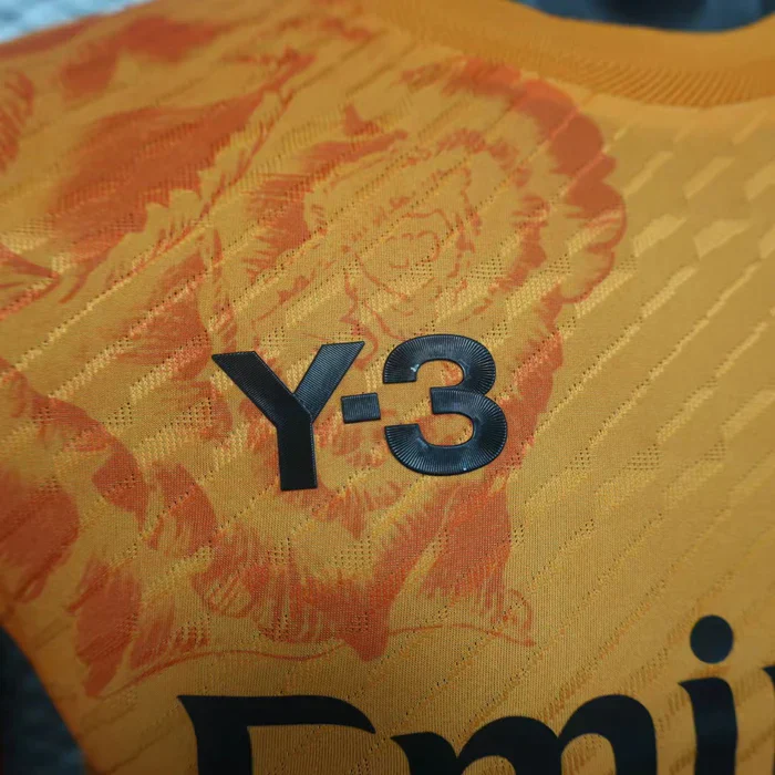 Real Madrid x Y3 2024/2025 4th Kit Orange - Image 4