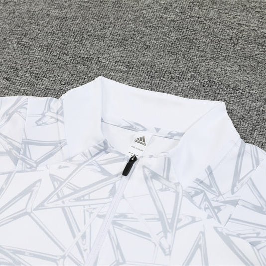 Real Madrid Black and White Tracksuit II - Image 3
