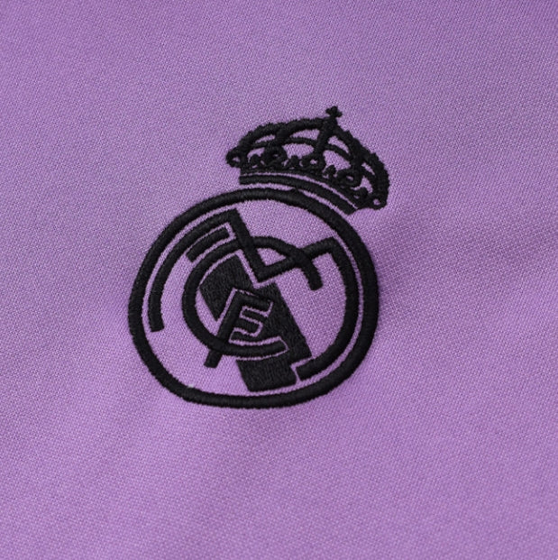 Real Madrid Purple and White Tracksuit - Image 2