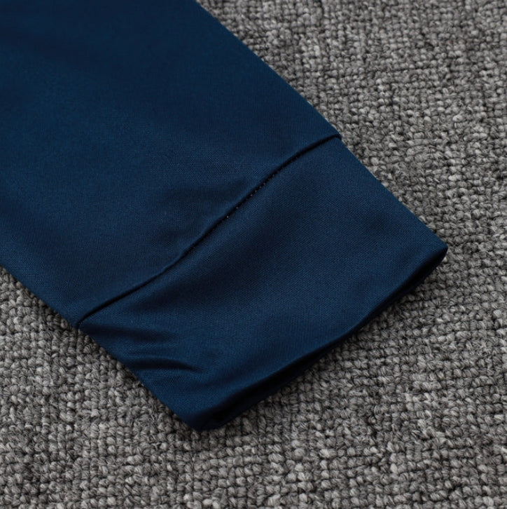 Sao Paolo Dark Blue and Beige Tracksuit - Image 6