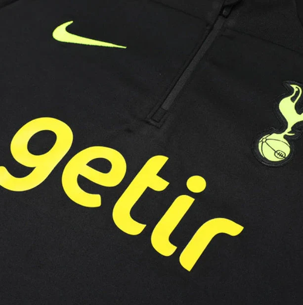 Tottenham Black Tracksuit - Image 3